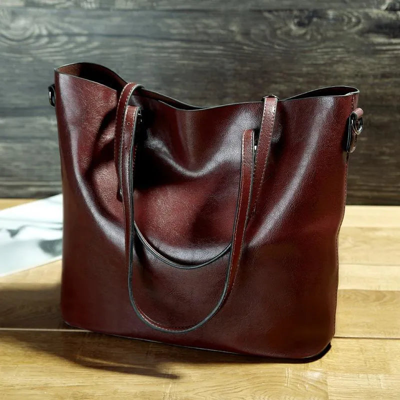 Nicole | Sac à bandoulière en cuir vintage