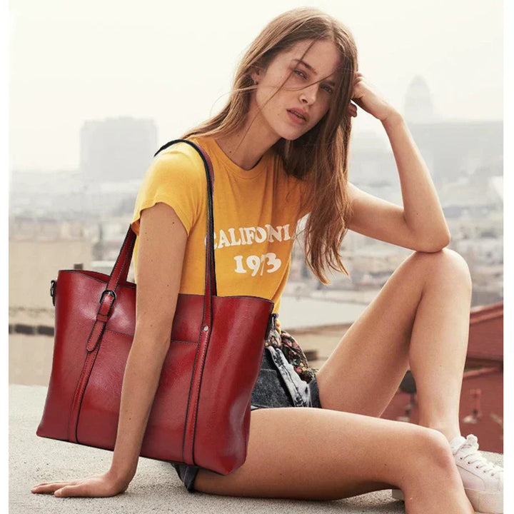 Kelley | Sac à main en cuir luxueux