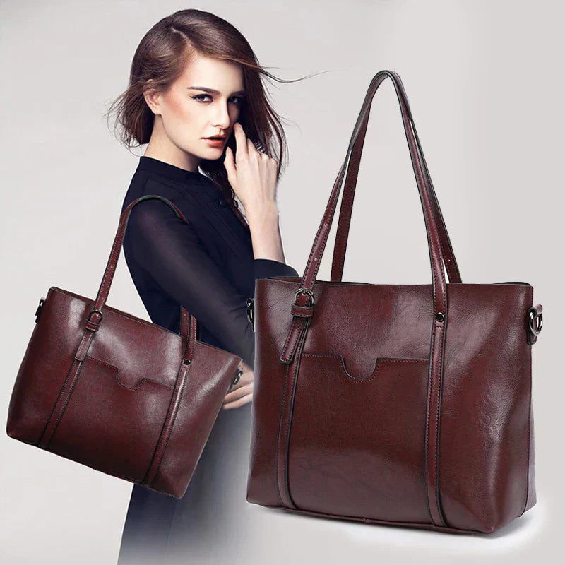 Kelley | Sac à main en cuir luxueux