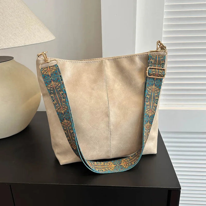Chelsey - Sac à bandoulière en cuir vintage