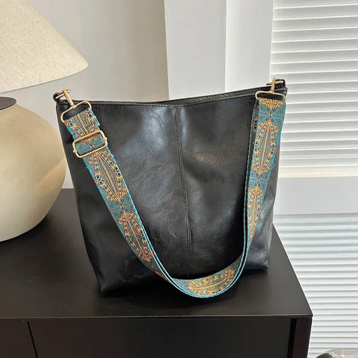 Chelsey - Sac à bandoulière en cuir vintage