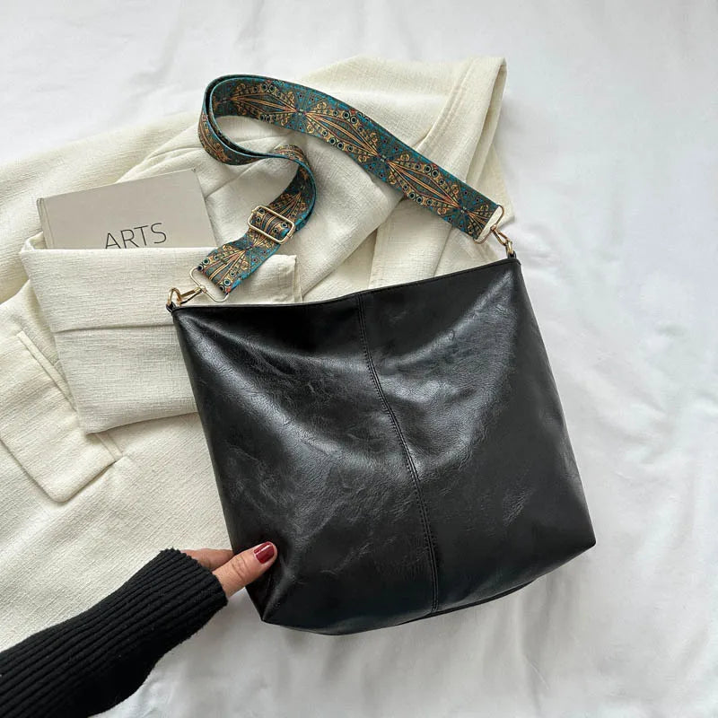 Chelsey - Sac à bandoulière en cuir vintage