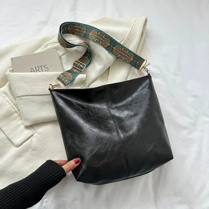 Chelsey - Sac à bandoulière en cuir vintage