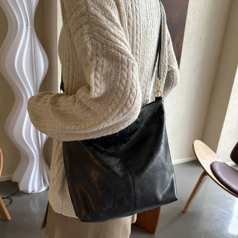 Chelsey - Sac à bandoulière en cuir vintage
