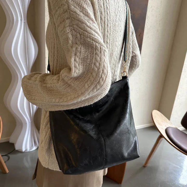 Chelsey - Sac à bandoulière en cuir vintage