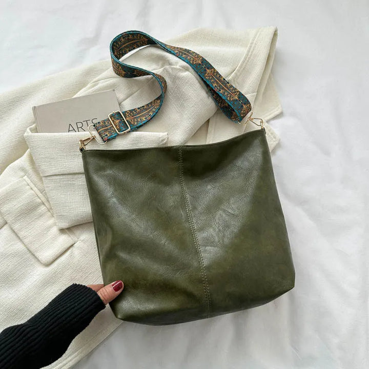 Chelsey - Sac à bandoulière en cuir vintage