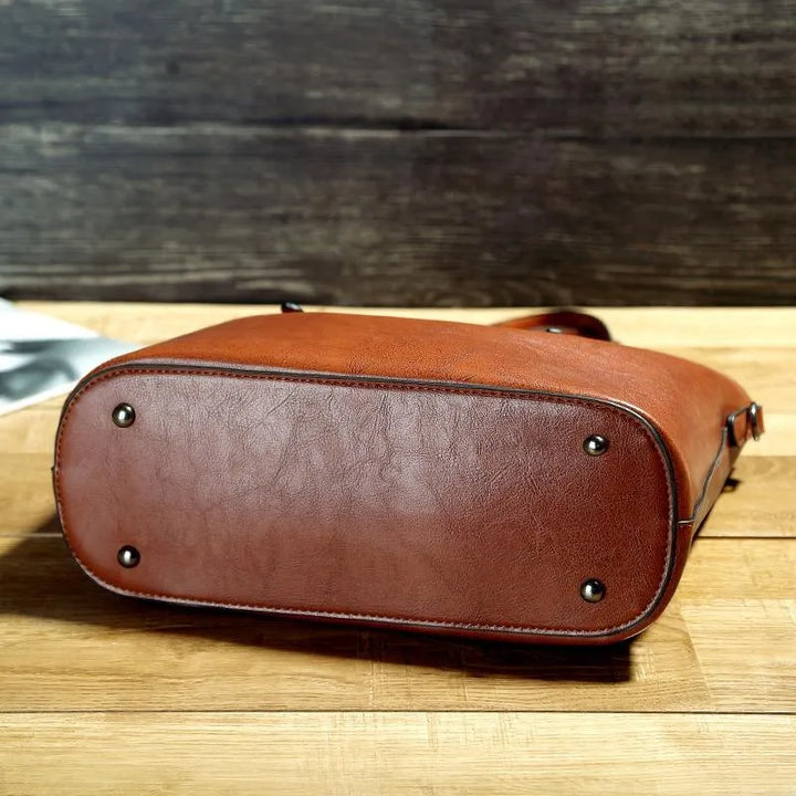 Nicole | Sac à bandoulière en cuir vintage